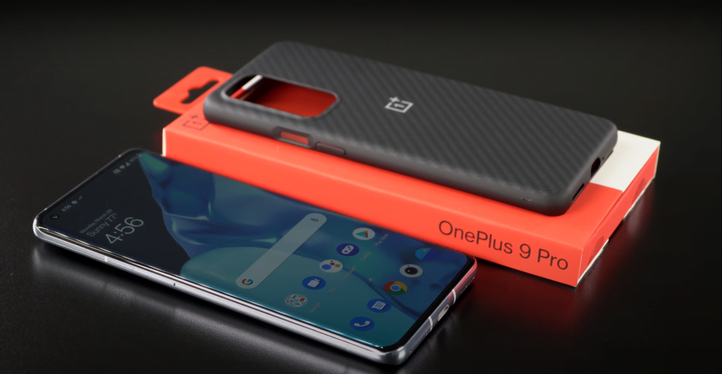 OnePlus 9 Pro 5G 2021 smart phone with box and mobile case cover