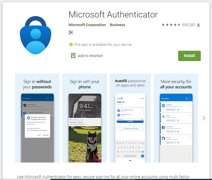 Microsoft Authenticator