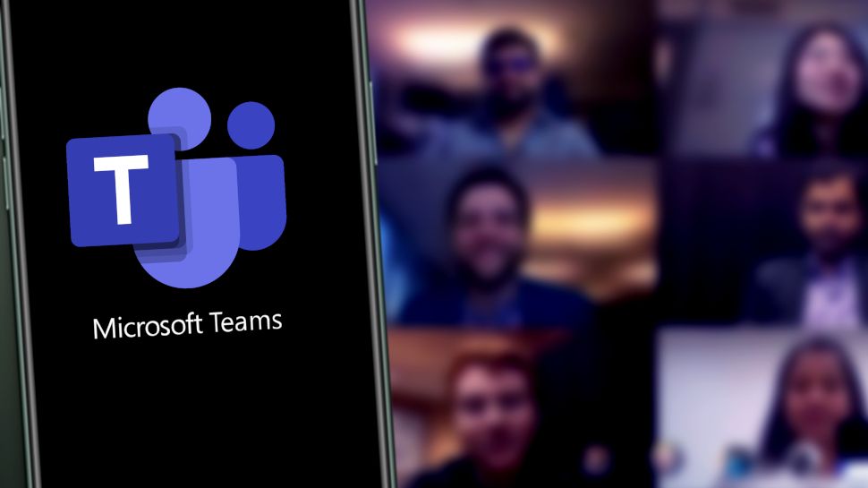 Microsoft Teams meeting on PC with phone