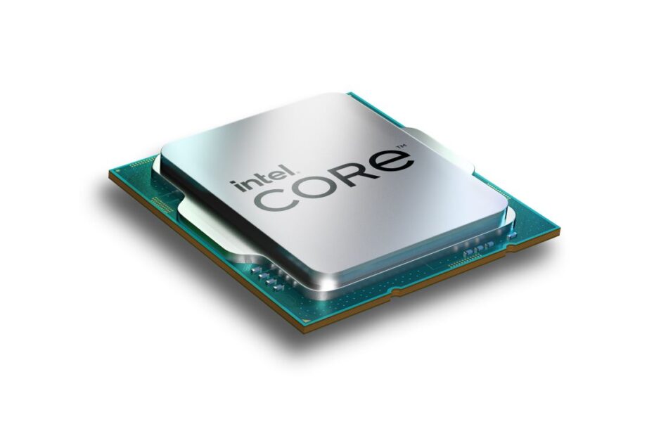Intel 13th Gen Core processor on white background