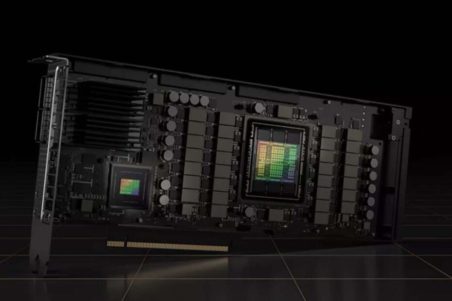 A rendering of the Nvidia RTX 4090